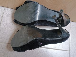 Zapatos de tacón negros Blanco talla 39