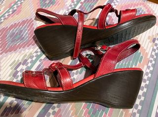 Sandalias de piel Lorena Massó Talla 40