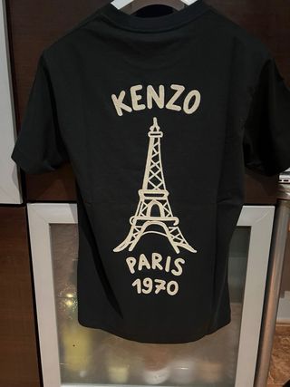 Camiseta Kenzo Paris Talla XS Negra