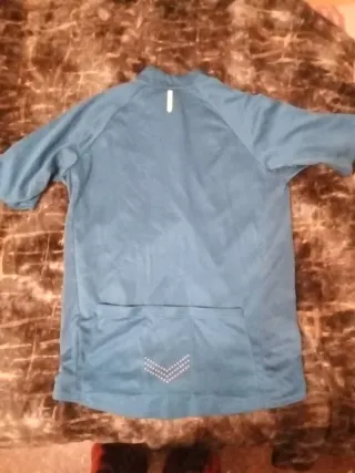 Maillot Ciclismo Azul Media Cremallera