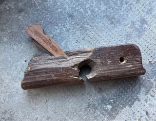 Garlopa Pialla a mano in legno antica