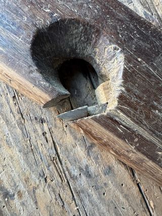 Garlopa Pialla a mano in legno antica