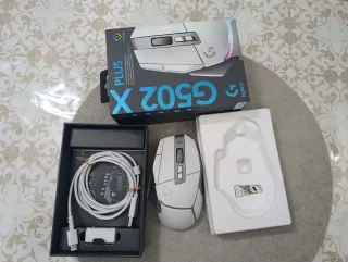 Logitech G G502 X LIGHTSPEED Mouse Bianco