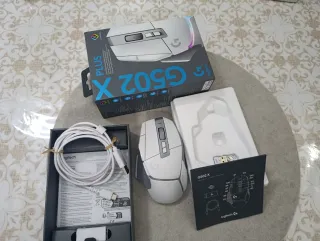 Logitech G G502 X LIGHTSPEED Mouse Bianco