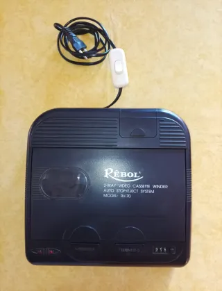Rebobinador VHS REBOL RV-70 Vintage