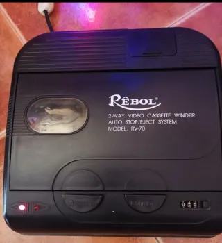 Rebobinador VHS REBOL RV-70 Vintage