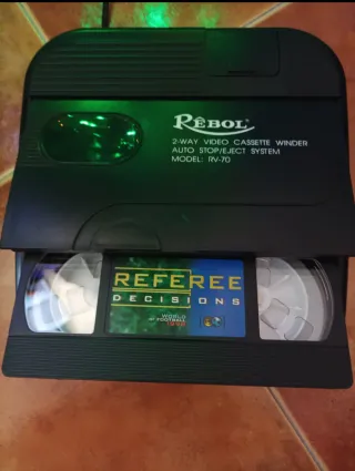 Rebobinador VHS REBOL RV-70 Vintage