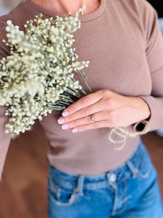 Anillo oro blanco 18k con brillantes