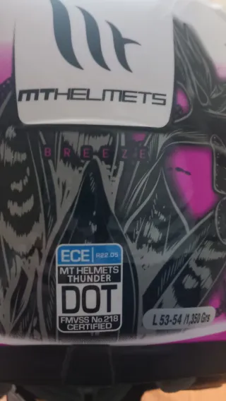 Casco Integral MT Helmets Mariposa Niña.