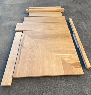 Gradini/Mensole legno Massello di Rovere x scala