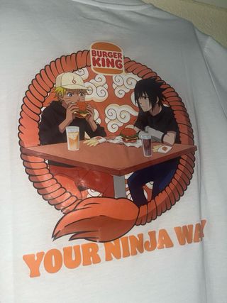 Camiseta Naruto x Burger King Your Ninja Way