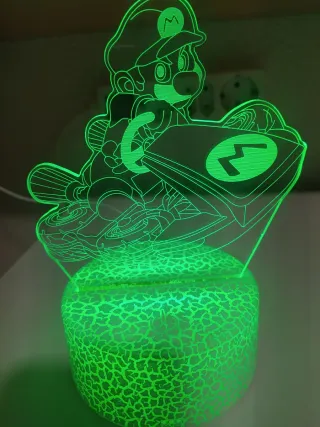 Lámpara LED Mario Kart