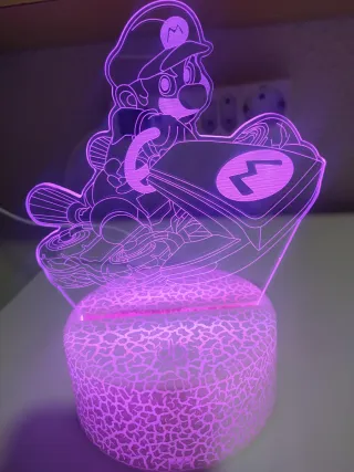 Lámpara LED Mario Kart