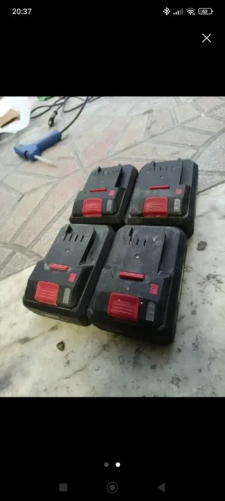 4 Baterias Parkside 4Ah