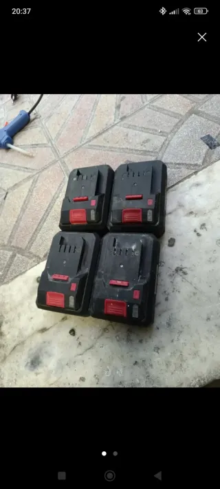 4 Baterias Parkside 4Ah