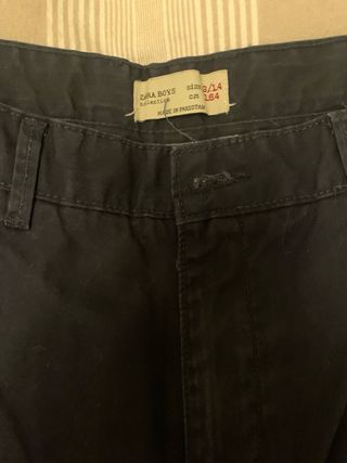 Pantalón chino Zara azul