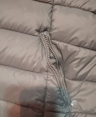 Abrigo gris reversible marca barberino