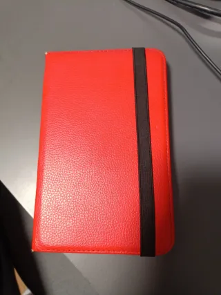 Samsung Galaxy Tab 2 7.0 + Funda roja + Cargador