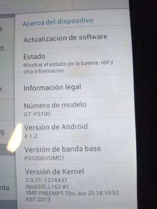 Samsung Galaxy Tab 2 7.0 + Funda roja + Cargador