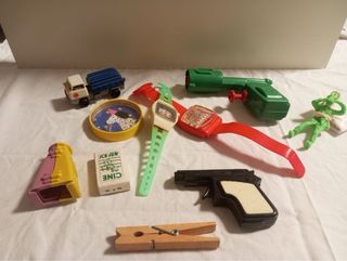 Lote de juguetes antiguos de kiosco