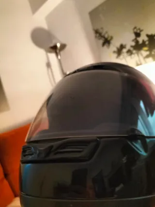 Casco de moto negro Zoom Marca NZI