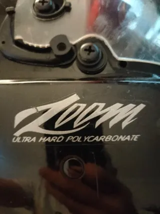 Casco de moto negro Zoom Marca NZI