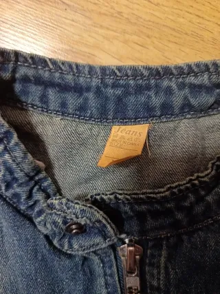 Chaleco vaquero azul