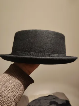 Sombrero italiano 100% lana negro