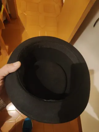 Sombrero italiano 100% lana negro