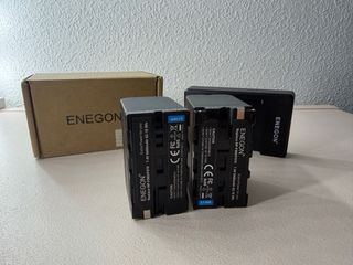 Kit x2 Neewer Focos+Tripode+softbox+ baterias