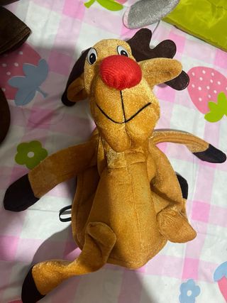 Sombrero peluche elefante mono langostino ciervo