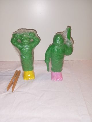 Tortugas Ninja Figuras Verdes