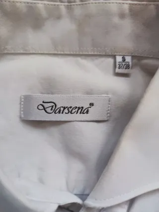 Camicia Darsena Uomo classica taglia S slim Bianca