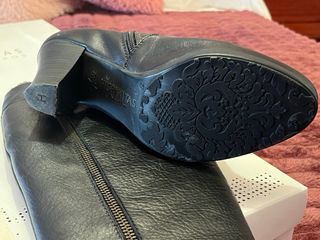 Botas Hispanitas Piel Negra Talla 36