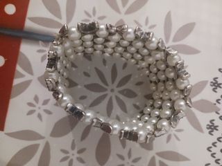 Brazalete elastico bisutería Art deco vintage