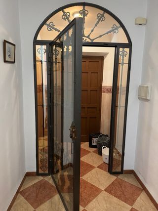 Cancela de hierro forjado