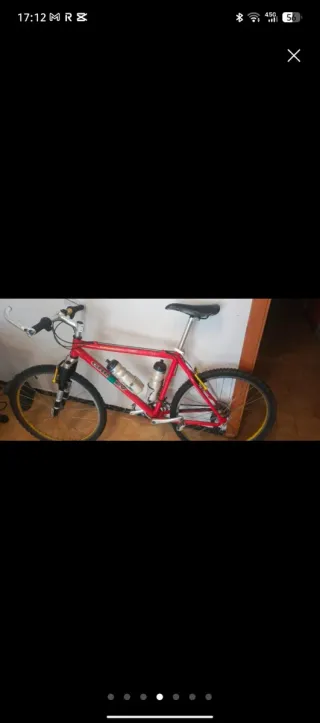 Bicicleta Montañera Roja