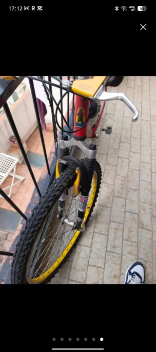 Bicicleta Montañera Roja