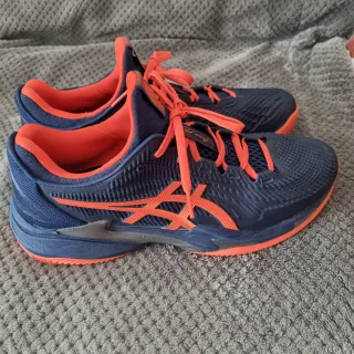 Zapatillas Asics Novak Djokovic Padel Azul Naranja