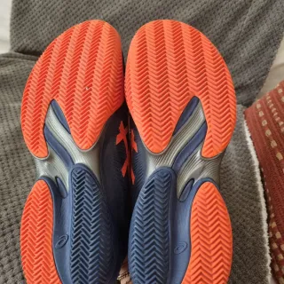 Zapatillas Asics Novak Djokovic Padel Azul Naranja