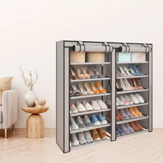 Armario Zapatero Tela Gris Con Cremallera NUEVO