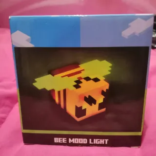 Lámpara Minecraft Abeja Mesita Noche