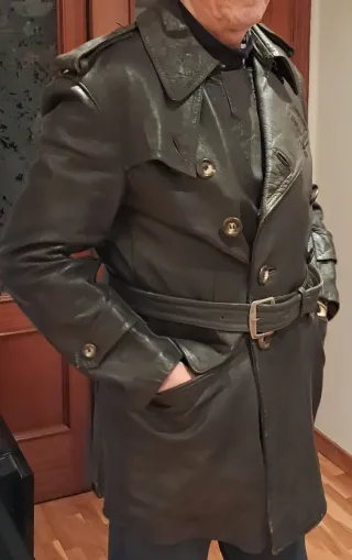 Chaqueta de piel.Auténtica del ejercito español.