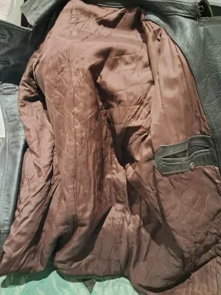 Chaqueta de piel.Auténtica del ejercito español.