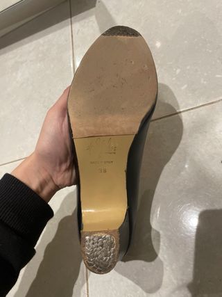 Zapatos bailarina negros talla 38.