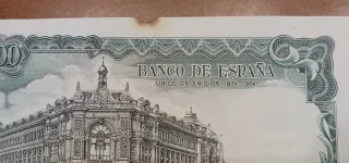 Billete 1000 pesetas 1971 José Echegaray