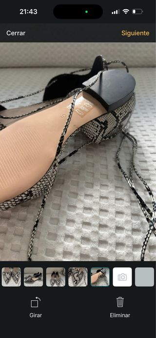 ASOS Zapatos Planos Puntiagudos con Cordones