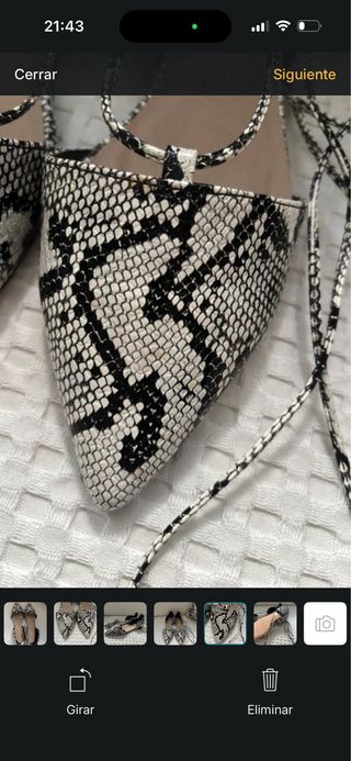 ASOS Zapatos Planos Puntiagudos con Cordones