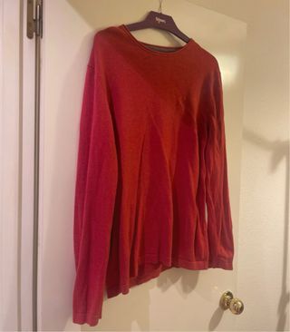 Jersey hombre rojo/naranja