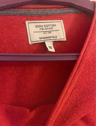 Jersey hombre rojo/naranja